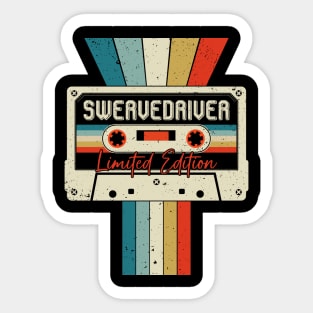 Graphic Swervedriver Proud Name Cassette Tape Vintage Birthday Gifts Sticker